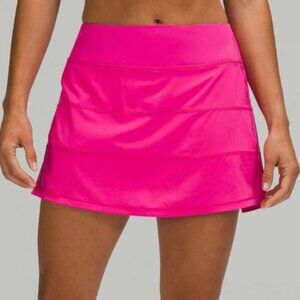 Lululemon Pace Rival Mid Rise Skirt *Tall - Sonic Pink - Size 6